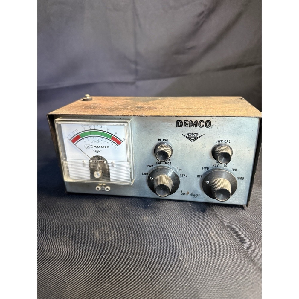 Rare Vintage DEMCO Band Analyzer Command Radio Frequency Signal Tester
